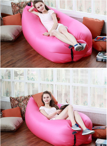 Sofá Inflable Plegable Portátil, Cama Individual Inflable Ligera, Tumbona Inflable para Playa, Camping, Viajes al Aire Libre y <span class=keywords><strong>Descanso</strong></span> en Interiores - Product Image 4