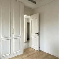 Manijas de puerta de madera maciza de lujo para interiores, manijas de puerta modernas, cerraduras de puerta chinas, distribuidor, suministro a granel, compatible con OEM