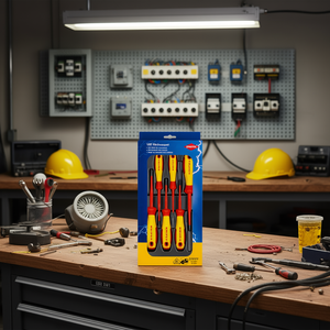 Knipex VDE Industrial Grade Plastic Handle 6-Piece Insulated <b>Screwdriver</b> <b>Set</b> 1000V Electrical Tools - Product Image 2