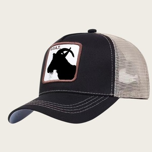Casquette de baseball populaire transfrontalière, style camionneur, avec motif animal (Panther noir), protection solaire, en maille, brodée, 6 panneaux, réglable et respirante - Product Image 4
