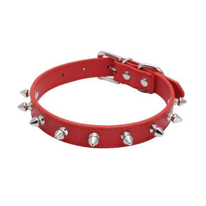 <span class=keywords><strong>Collar</strong></span> de Adiestramiento para Perros Estilo Inglés, de Cuero PU, con Remaches, Ajustable, Anti-mordidas, Duradero, para Todas las Estaciones, Súper Genial, Punk, en Oferta - Product Image 6