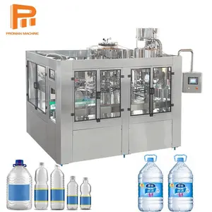 3000ml 5 Liters Gallon Water Bottling Plant Automatic Mineral Water Washing Filling Capping 3 in 1 Machine Price