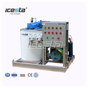 Macchina per Ghiaccio in Scaglie Marina ICESTA, Produzione Automatica di Alta Qualità, Lunga Durata, 3-5-2 Tonnellate al Giorno, per Pesce - Product Image 4