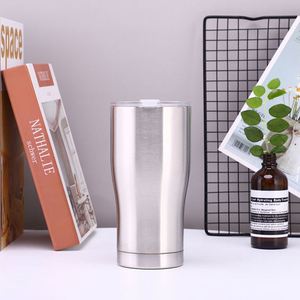 30oz Curved Tumbler with Lid <b>Double</b> <b>Wall</b> Vacuum Insulated Stainless Steel Mug Gradient Powder Coated Custom - Product Image 4
