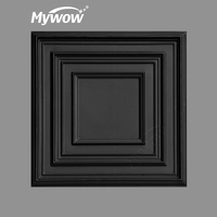 Meilleures ventes MyWow Decor Plaques de plafond modernes en PVC 3D 60x60 cm Étanches Épaisseur 0,6 mm Forme carrée Pour usage professionnel