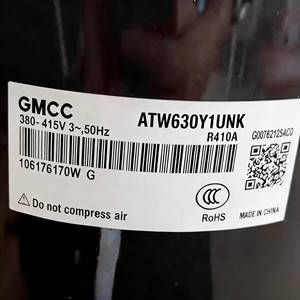 คอมเพรสเซอร์แบบสกรอลล์ Atw รุ่น Atw550Y2UNYA 380-415V 50Hz R410A ผลิตในประเทศจีน - Product Image 3
