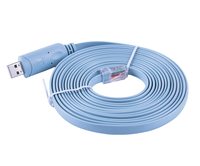 Kabel Konsol USB ke RJ45, Kabel Konsol USB RS232 Cisco, Kabel FTDI ke RJ45 untuk Router, AP, Switch, Server 1.8m
