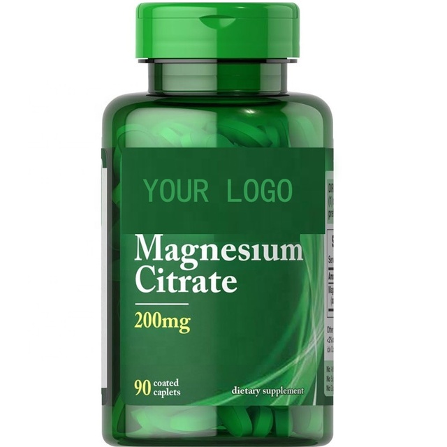 Wholesale Customized Magnesium Citrate Supplement for Men and Women for Heart and Bone Health Immune System Support