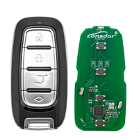 Clé télécommande intelligente universelle Lonsdor série NXP LK50-02 à 4 boutons pour Chrysler, compatible avec K518 K518PRO KW100 KH100