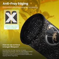 Manchettes de doigts en fibre d'argent ultra-fines pour éviter la transpiration des mains et vous aider à gagner facilement.