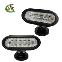 Lampes de travail LED super lumineuses 40W des usines chinoises, étanches IP68, 3000 Lm, feux arrière rouges et blancs tendance, éclairage extérieur automobile