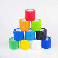 Bande de maintien élastique antidérapante en coton EAB avec logo personnalisé, adhésive et résistante à la chaleur, pour doigts et pouces des athlètes