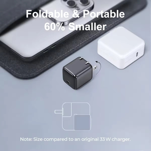 Tkt 33W Nhanh Chóng Sạc Thiết Lập <span class=keywords><strong>USB</strong></span> Loại C Có Thể Gập Lại Cáp Thông Minh Thiết Bị Power Adapter Pd OTG Cho Iphone Máy Tính Xách Tay Điện Thoại Sạc Khối - Product Image 3