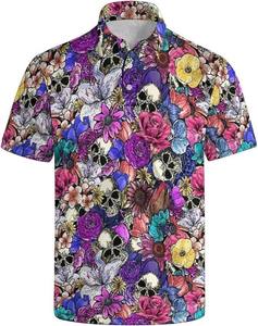 Camiseta de Golf Personalizada con Logotipo, Informal, de Manga Larga, de Secado Rápido, Ajustada, Transpirable, de Punto, 100% Poliéster, Antibolitas - Product Image 1