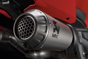 Système d'échappement AK en titane intégral avec revêtement en carbone véritable, adapté à la <span class=keywords><strong>Ducati</strong></span> V4 Panigale Streetfighter V4. - Product Image 4