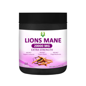 Cápsulas de Melena de León de Alta Calidad y Gran Venta, 20000MG, Extra Fuertes, Mejoran la Inmunidad y Promueven la Producción de Energía - Product Image 1