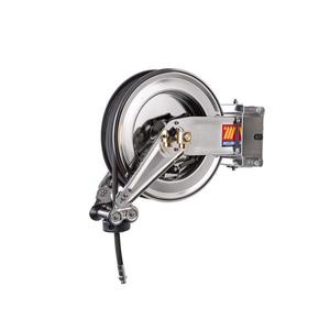MECLUBE - 071-2202-315 Enrouleur de tuyau automatique pivotant en acier inoxydable 304 aisi gauche-400 pour air-eau ø 3/8 ''15m ENROULEURS DE TUYAU - Product Image 1