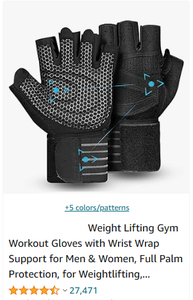 Nuovi <span class=keywords><strong>Guanti</strong></span> Personalizzati per Sollevamento Pesi Uomo Donna, <span class=keywords><strong>Guanti</strong></span> da Palestra per Allenamento, <span class=keywords><strong>Bodybuilding</strong></span> e Fitness con Supporto per il Polso - Product Image 2