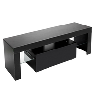 Dernier modèle de console de jeux vidéo TV moderne pour centre de divertissement mobilier de salon meuble TV avec éclairage
