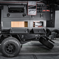 Camper pour pick-up à plateau plat, Remorque pliante pour camping, Caravane tout-terrain, VR et camping-cars 4x4, Remorques de voyage de luxe