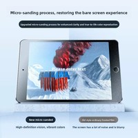 Étui pour tablette iPad 9/Air 5/Pro 11 pouces et Mini 6, design mat plein écran