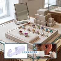 Boucles d'oreilles clous hypoallergéniques en acier inoxydable, fermoir papillon géométrique, bijoux de mode pour femmes