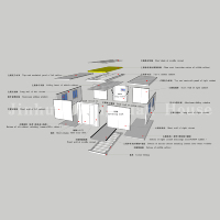 Bureau conteneur extensible de 20 pieds, préfabriqué, transportable, écologique, mobile, avec deux chambres