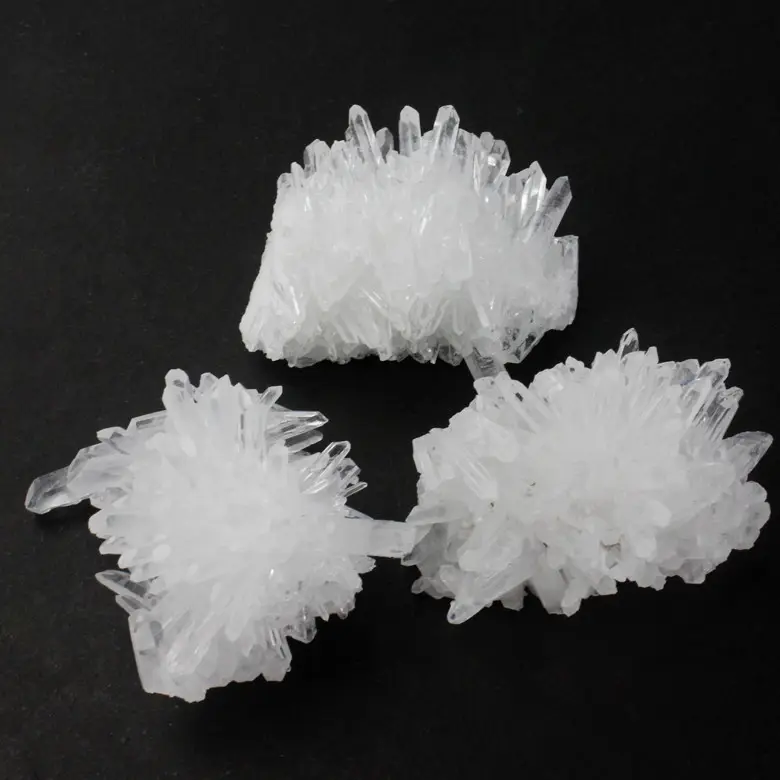 Atacado Natural 40mm-60mm rock cluster de cristal de quartzo, cluster de cristal natural # DOI