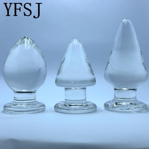 Стеклянная анальная пробка YFSJ, модель 6061, для анальных секс-игрушек, мужской дилдо и анальная пробка для женщин - Product Image 2