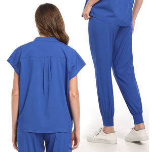 Vendita calda Scrub personalizzato elasticizzato traspirante donna cura cura uniformi all'ingrosso medico Spandex ospedale chirurgico uniformi <span class=keywords><strong>Set</strong></span> - Product Image 3