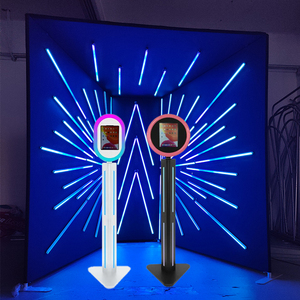 Premium Dslr Photo Booth <b>Machine</b> with <b>Printer</b> Dslr Wooden Photo Booth Double Screen Roaming Ipad Photo Booth with Camera <b>Printer</b> - Product Image 1