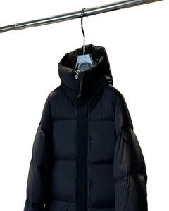 Veste courte à capuche en duvet pour homme |   Manteau d'hiver noir matelassé, chaud, tendance, de haute qualité, en duvet - Product Image 2