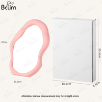 Offre Spéciale mignon nuages en forme de miroir de courtoisie chambre créative bureau miroir de beauté en forme spéciale
