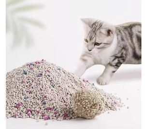 La lettiera per gatti in Tofu di alta qualità è la migliore vendita di Bentonite gatto sabbia lavanda con profumo di sfera che si aggrappano in cristallo per lettiera per gatti - Product Image 4