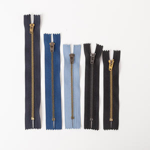 بيع بالجملة 3 #5 # النحاس قفل السيارات سحاب معدني مغلق نهاية سحاب للجينز - Product Image 2