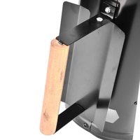 Allumeur de charbon de bois portable pour barbecue, outils de cuisine extérieure, camping, cheminée à charbon, grille de cuisson rapide