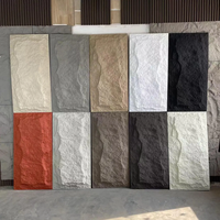 Panneau mural décoratif extérieur en fausse pierre Polyuréthane PU Pierre artificielle Matériau de construction durable et élégant