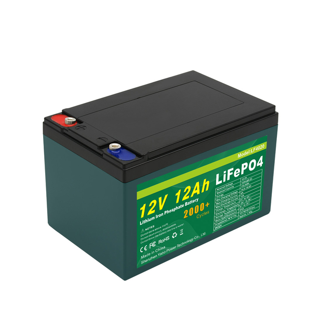 Hot Selling Deep Cycle Rechargeable LiFePo4 12V 12Ah Battery Pack Lithium Battery 12.8V