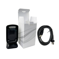 Scanner de codes-barres filaire USB omnidirectionnel Rakinda Lecteur de codes-barres filaire omnidirectionnel pour supermarchés de bureau 1D/2D
