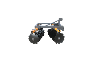 Grada de disco plegable de alta velocidad de 28 discos para labranza eficiente de tierras de cultivo de tractor con equipo resistente de 3,9 m de ancho de trabajo - Product Image 3