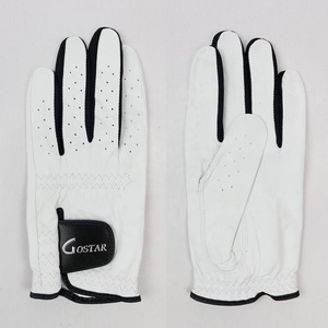Tuyết Trắng Cabretta Da Golf Găng Tay - Product Image 5