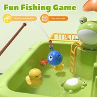 Éviers de cuisine en plastique jouets automatique électrique circulation de l'eau jeu de poisson jouets de bain pour enfants filles garçons