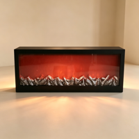 Lampe à flamme LED de style nordique, accessoires de cheminée électronique pour Noël, lampes murales décoratives pour salon, chambre à coucher, bureau