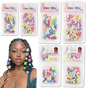 Perles acryliques en plastique de qualité supérieure de couleur unie en forme de cube carré pastel pour <span class=keywords><strong>bijoux</strong></span> à bricoler soi-même outils d'extension de <span class=keywords><strong>cheveux</strong></span> <span class=keywords><strong>anneaux</strong></span> de couleur - Product Image 1