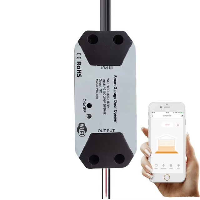 Security Tuya Wifi Garage Automatic Garage Door Gate Opener Remote Control Smart Garage Controller