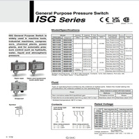Controlador de Presión 3C-ISG130-031-W, Serie ISG, Interruptor de Presión de Uso General, Interruptor a Prueba de Goteo, Interruptor de Presión con Puerto R3/8