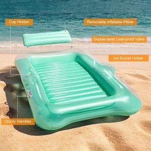 Cama Flotante Inflable de Gran Tamaño, Colchoneta para Broncearse, Tumbona para <span class=keywords><strong>Piscina</strong></span> para Niños, Personalizable en Color y Tamaño - Product Image 3