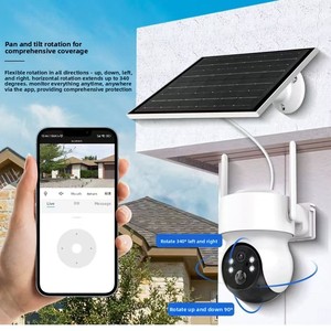 Cámara Domo Solar 4G de Bajo Consumo <span class=keywords><strong>ICSEE</strong></span> 1GK3, 13MP, 110V, Inalámbrica para Exteriores, WiFi, Compensación de Luz de Fondo, IP65 Impermeable, Almacenamiento en la Nube - Product Image 4