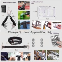 Kit de survie d'urgence de qualité industrielle, sac à dos tactique multifonctionnel en Oxford, capacité de 20 L, entièrement étanche