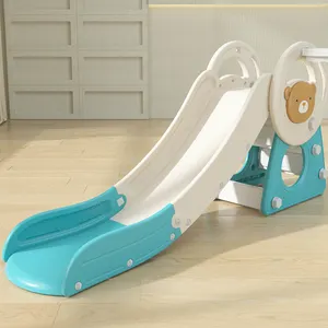 Resort Hotel Toddler Pc Tobogan Bear Shape Kids Indoor Slides Plastic Criancas Baby Play Ground Foldable Children Toys Slide
